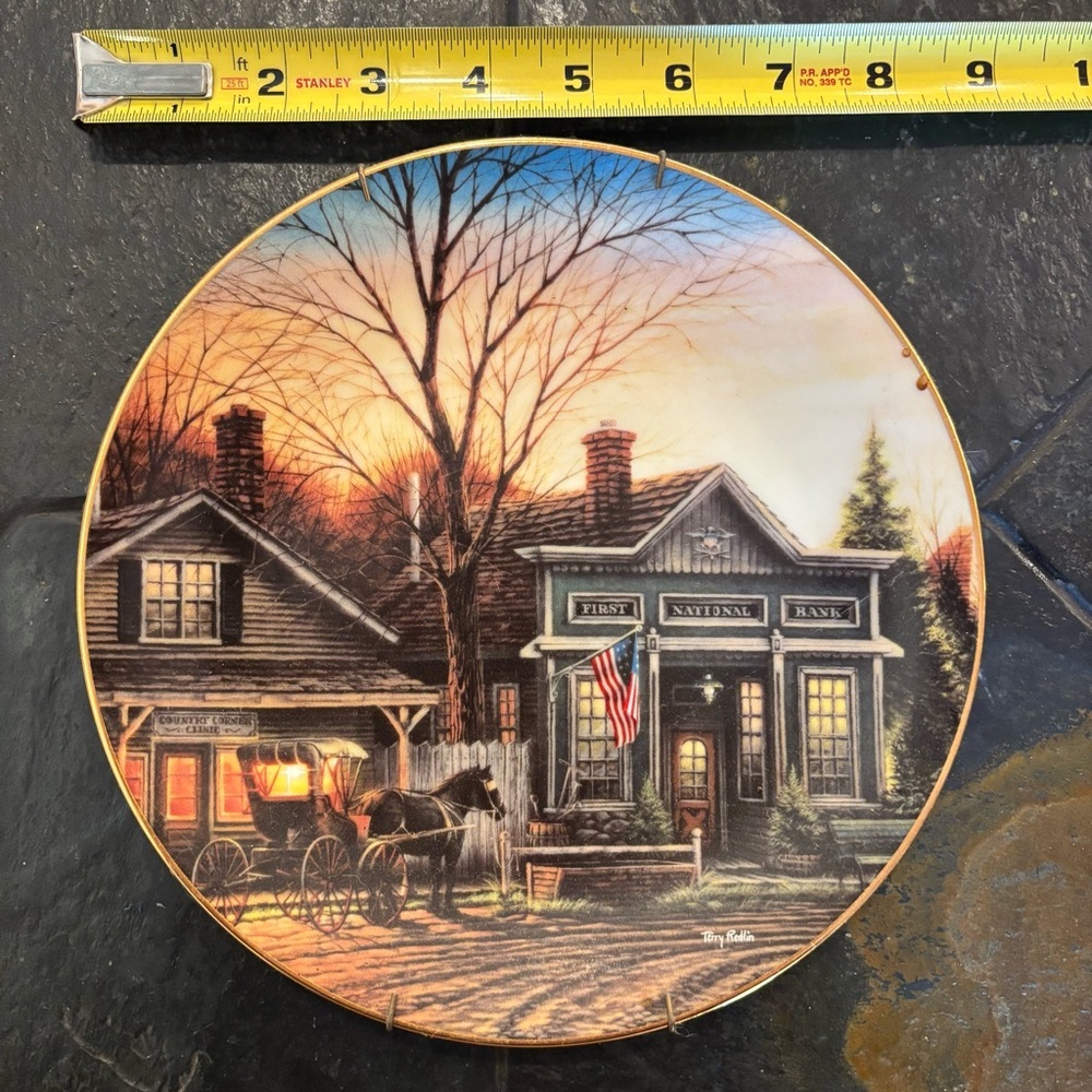 Terry Redlin 'Office Hours' Collectors Plate